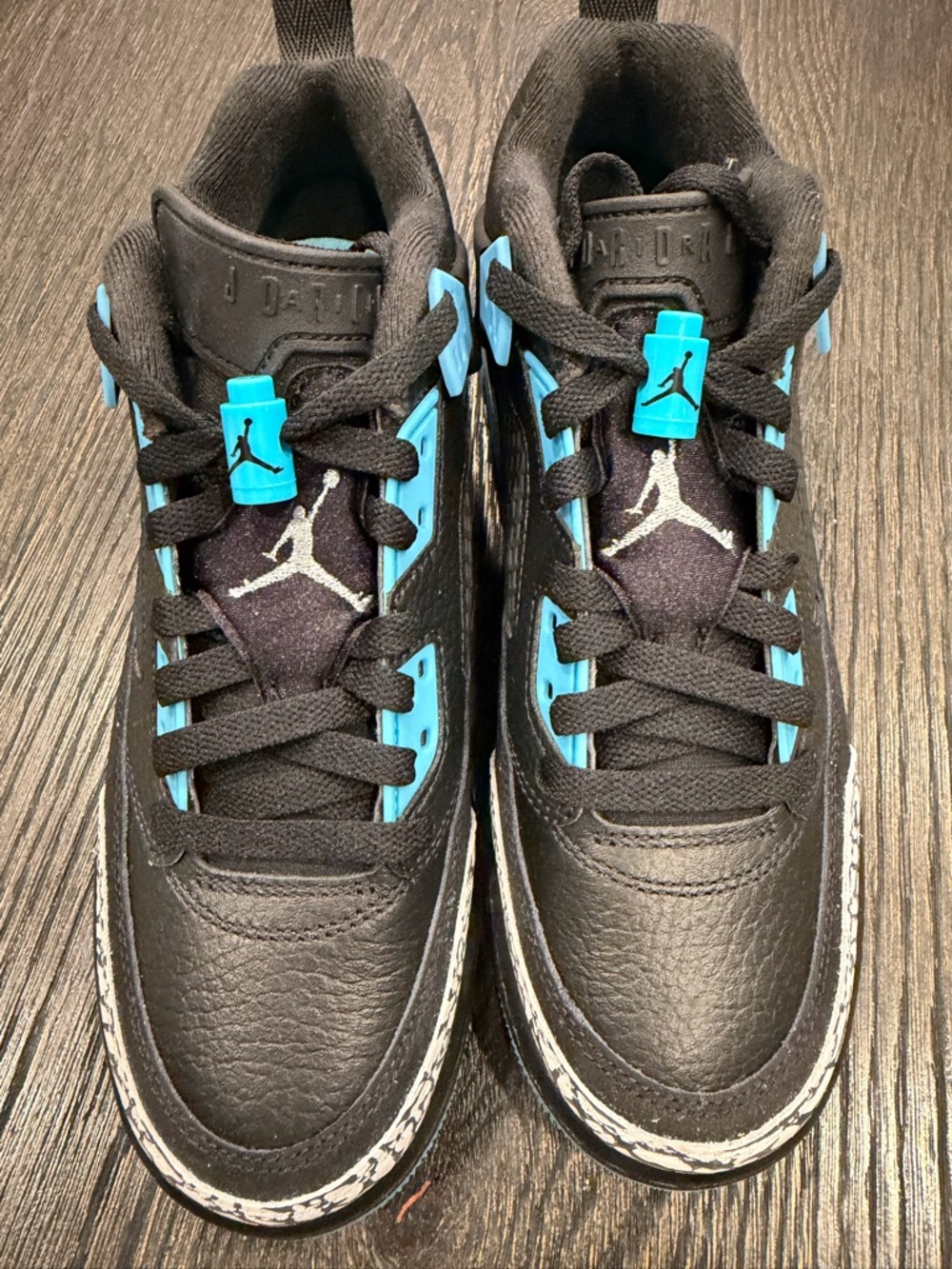 Nike Air Jordan Spizike Low 'Black/Gamma Blue' | Men Size 6.5Y - Picture 4 of 11